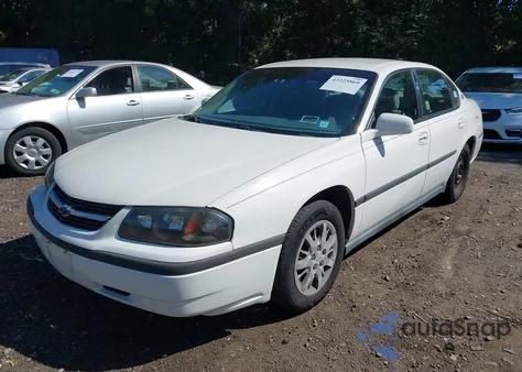 2003 Chevrolet Impala из США, поврежденный, VIN 2G1WF52E139340632